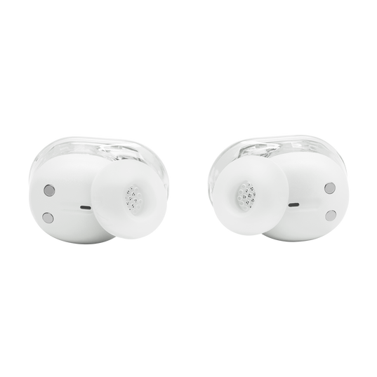 JBL Tune Buds 2 Ghost Edition - Ghost White - True Wireless Noise Cancelling Earbuds - Back